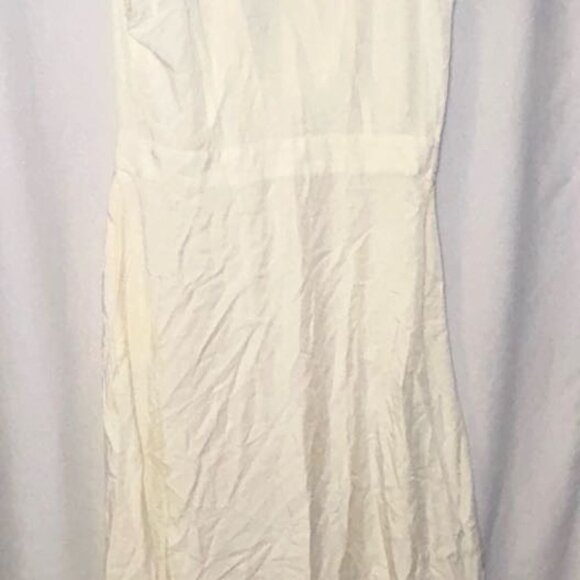 Soft Surroundings Ivory Sleeveless Midi Dress - Picture 4 of 11